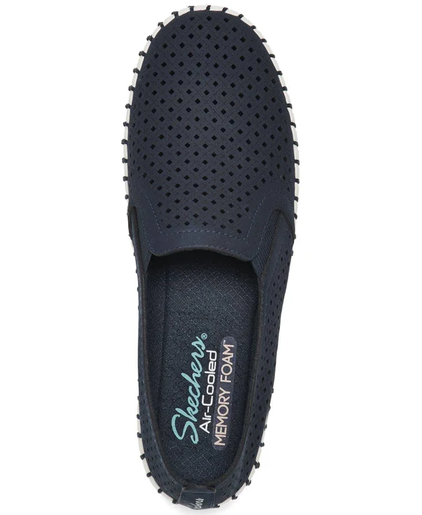 Skechers Women's Sepulveda Blvd - A La Mode Slip-On Shoes - Navy, 7.5