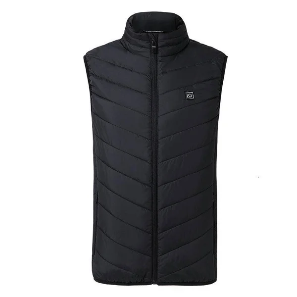 Unisex Warming Heated Vest Jacket, Black, M