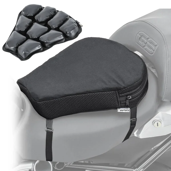 Motorcycle Air Cushion Suzuki V-Strom 1000 - 650, XT Seat Pad Tourtecs Air M Black